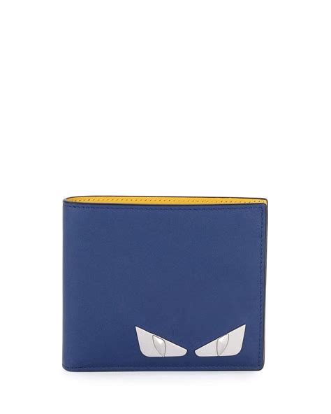 fendi eye wallet|fendi bi folding wallet.